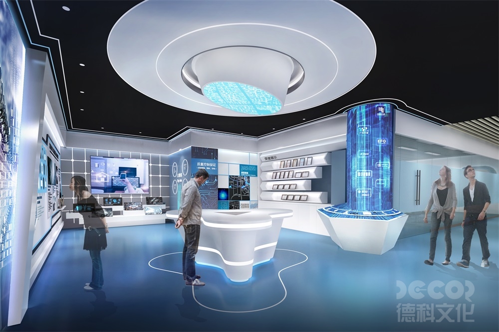 專業(yè)企業(yè)展廳設計公司如何設計展廳的天花板？