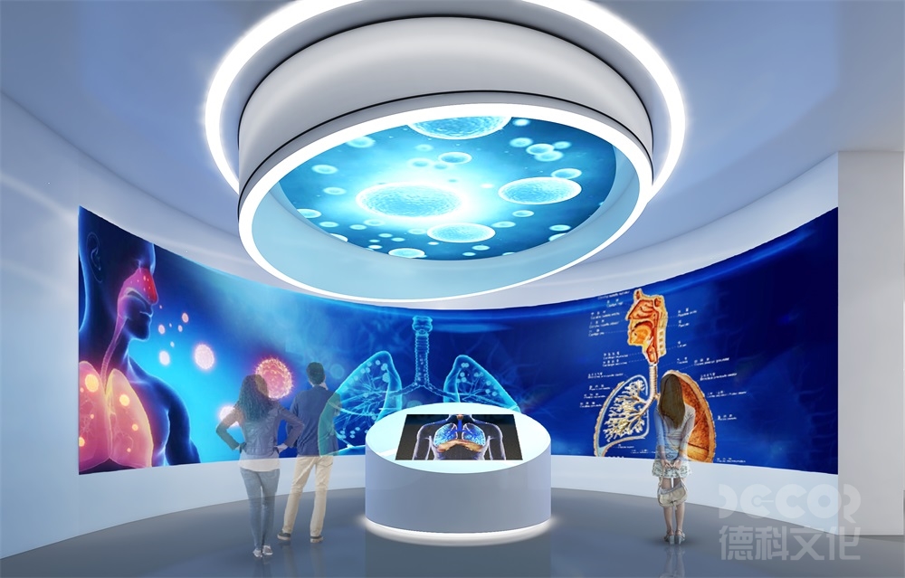 科技展館設計中如何展示技術的社會應用？